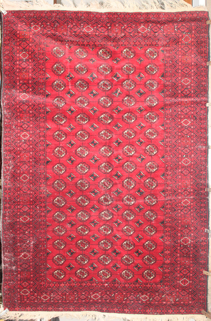 4'9 x 7'5 Turkoman Bokhara Rug
