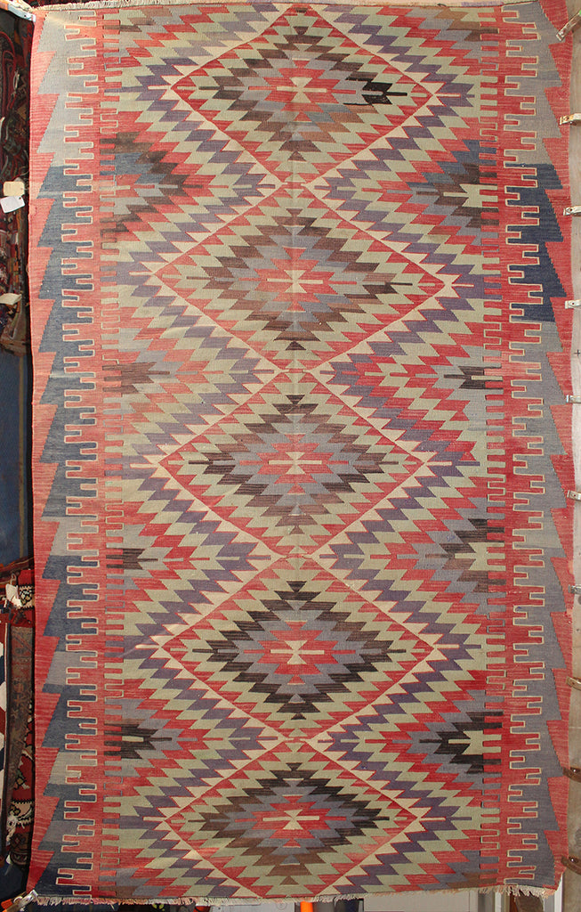 5'8 x 10 Turkey Esme Kilim Rug