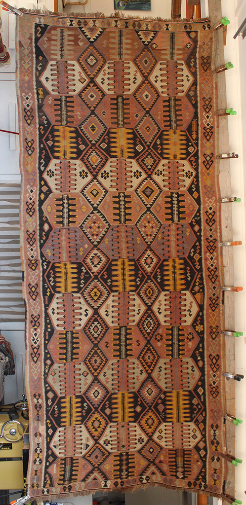 4'5 x 11 Turkish Shirvan Rug