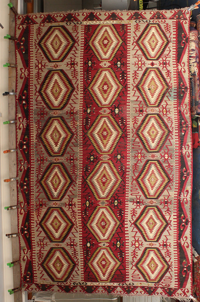 6'2 x 10'3 Lake Van Kilim-Turkey Rug