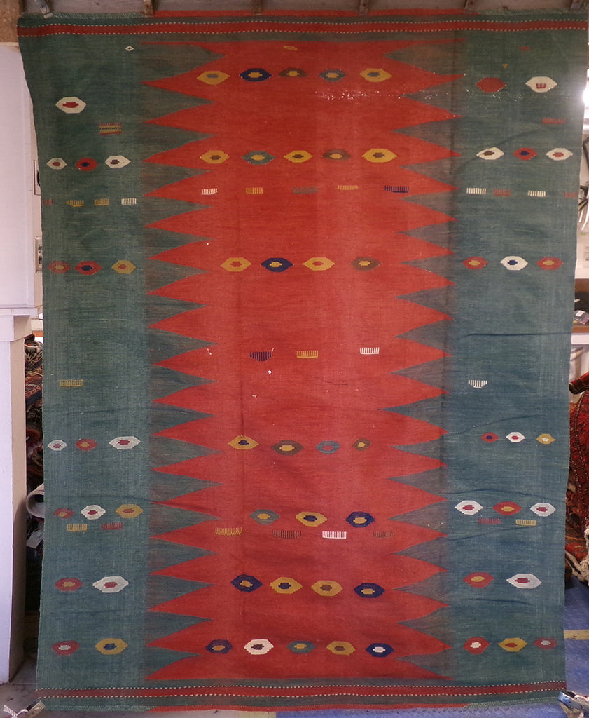 5'2 x 6'5 Turkey Anatolia Sofreh Kilim Rug