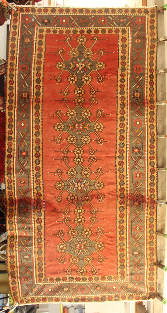 4'7 x 9'2 Turkey Maras Kilim Rug