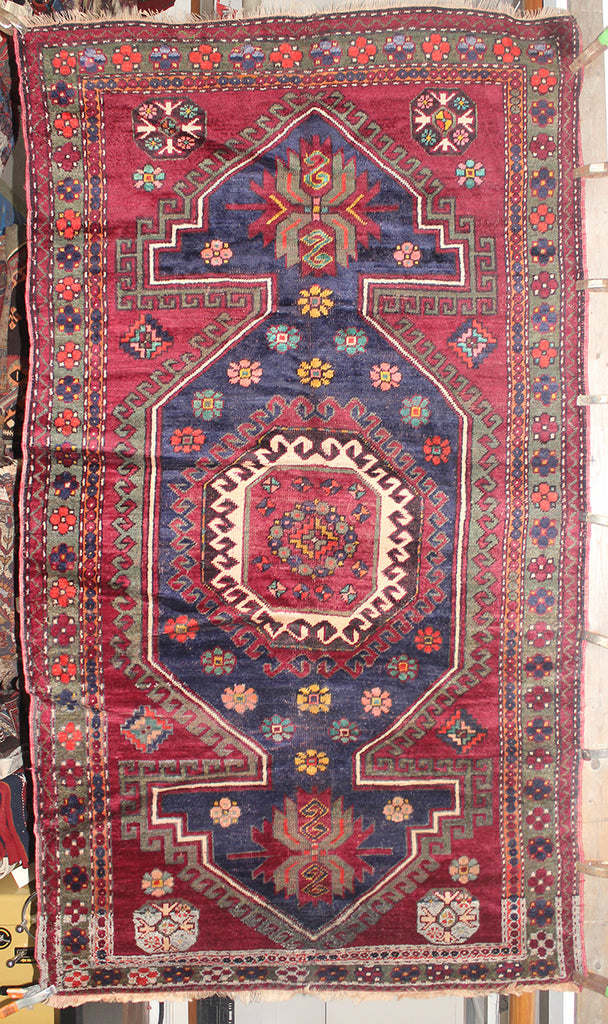 4'9 x 8'2 Afghan Cossack Rug