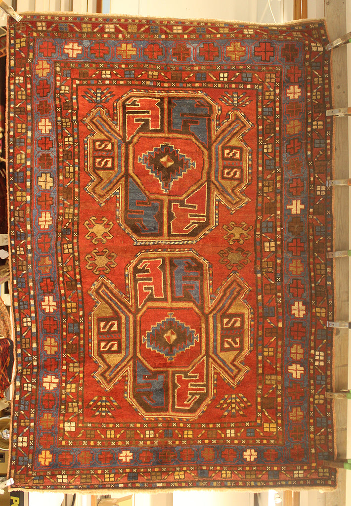 6'9 x 4'7 Azerbaijan Lankaran Kazak Rug