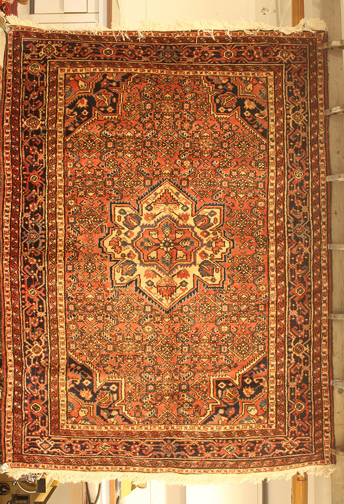 4'11 x 6'9 Persian Bidjar Rug