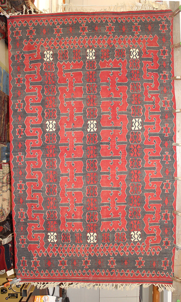 5 x 8'4 Turkey Balikesir Kilim Rug