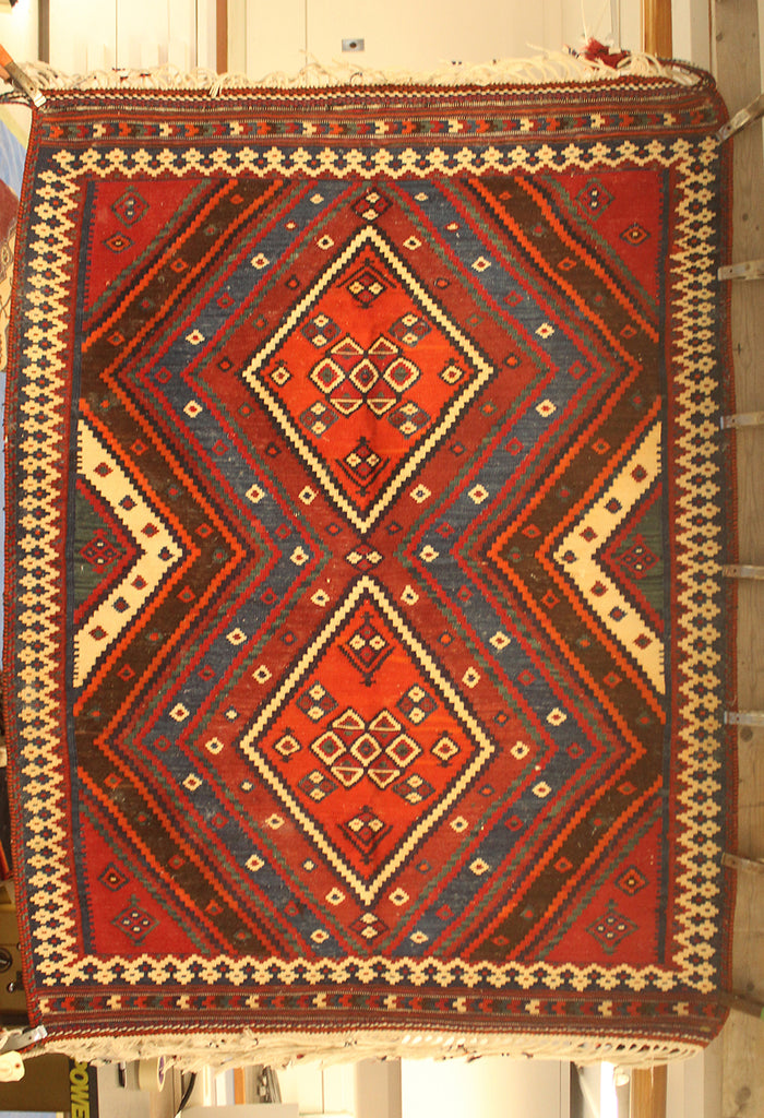 4'8 x 6'9 Iran Persian Bakhtiari Rug