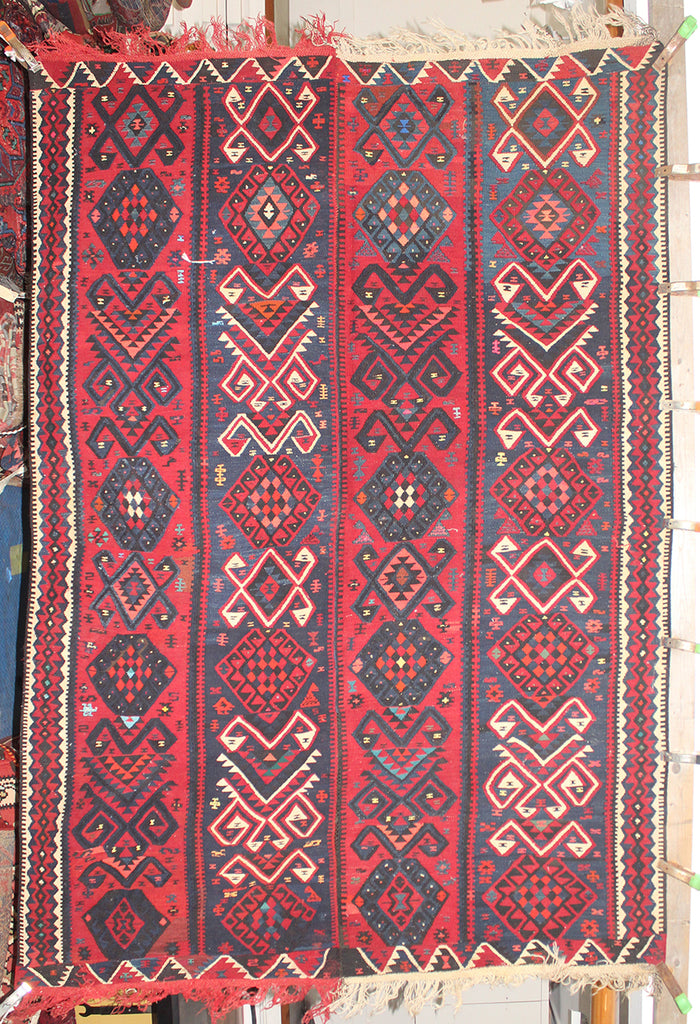 5'8 x 7'4 Turkish Anatolia Kilim Rug