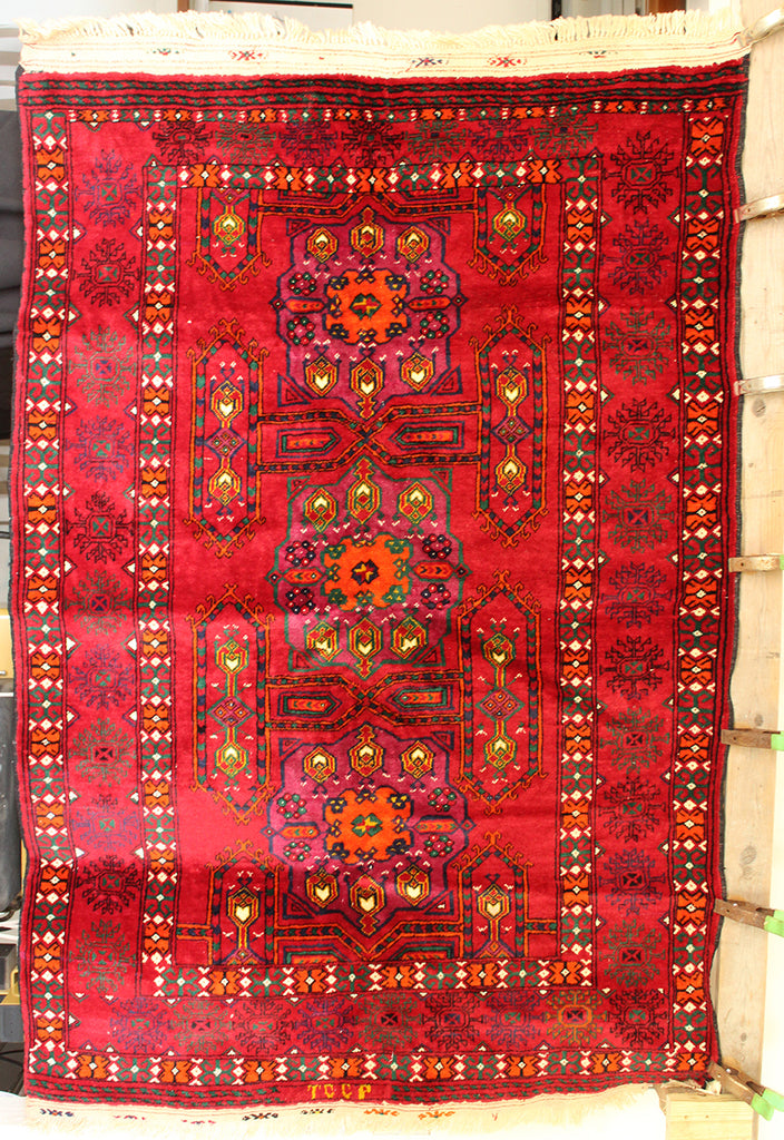 4'3 x 6'2 Turkman Yomut Rug