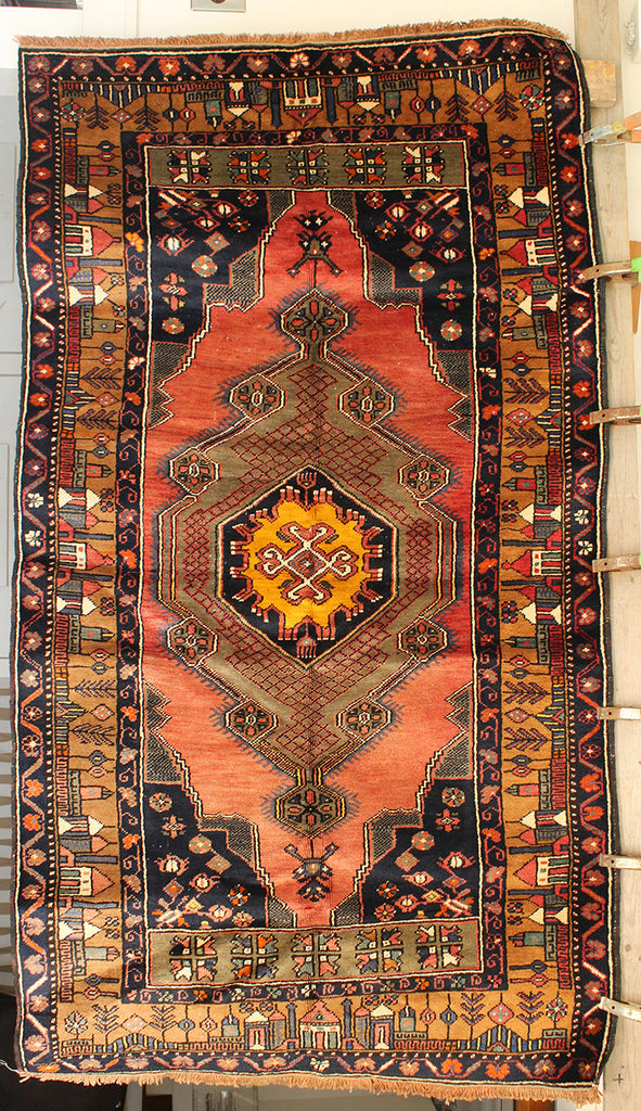 3'9 x 7'3 Turkey Yahyali Anatolia Rug