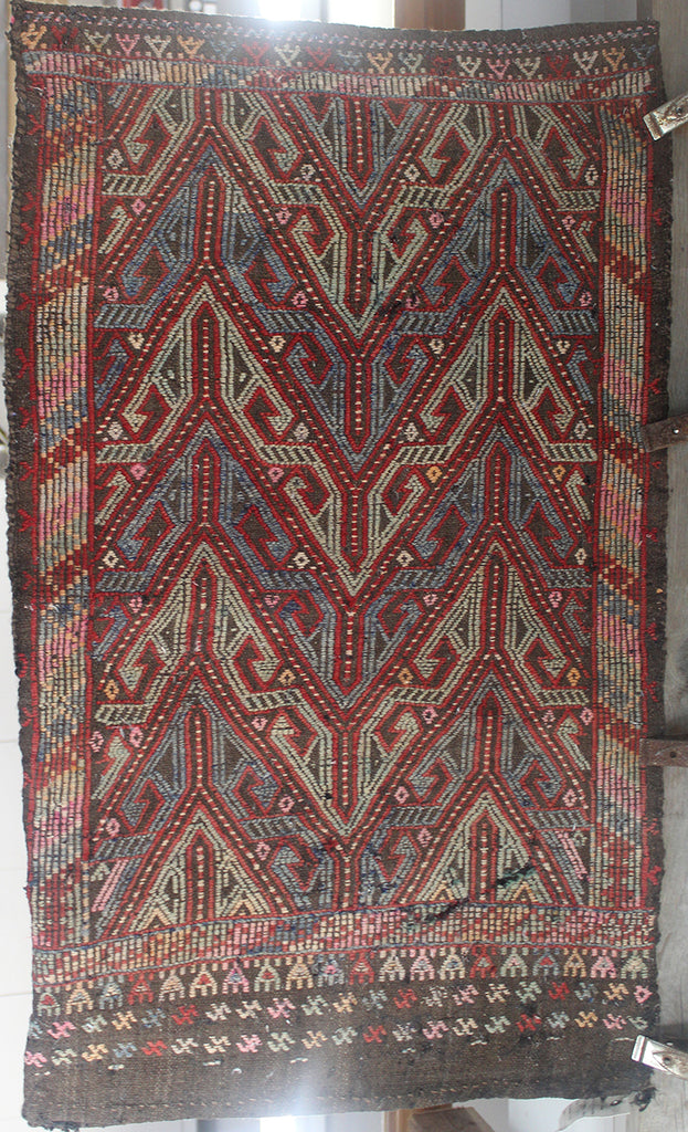 2 x 3'4 Turkish Mut Yastik kilim Rug