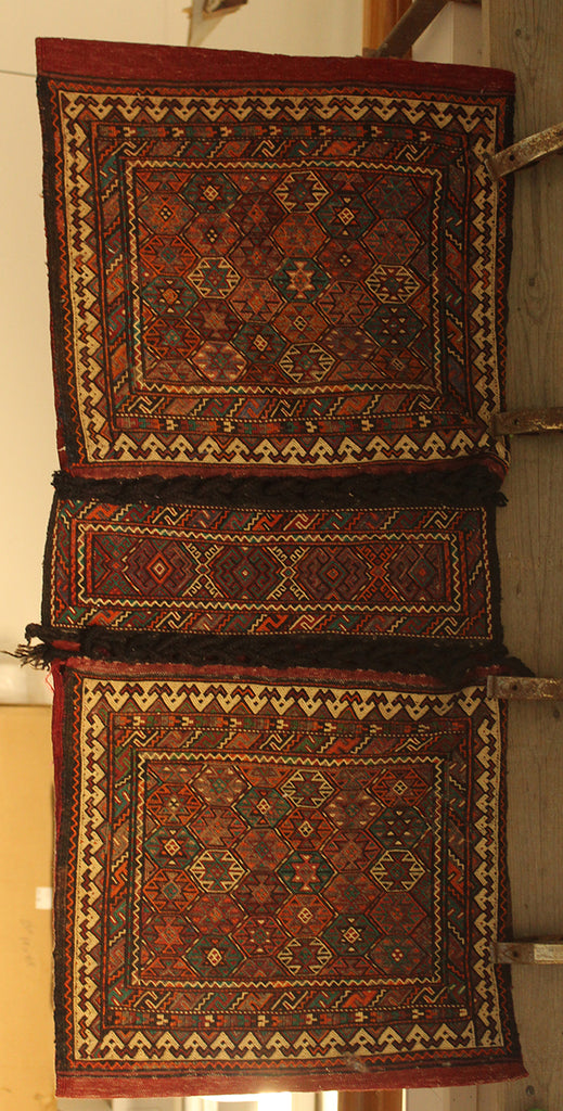 1'8 x 3'9 Turkish Saddle Bag Rug