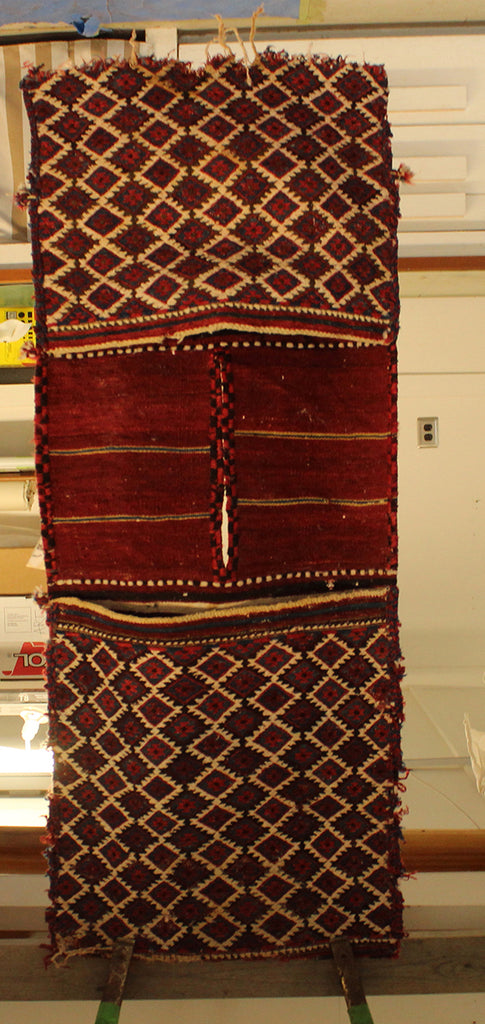 1'8" x 4'3" Turkish Mut Saddle Bag Rug