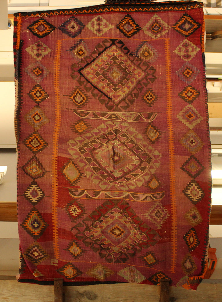 2'11 x 1'9 Turkish Kilim Sivas bag Rug