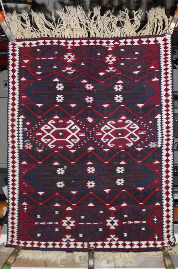2'3 x 3'3 Turkish Kilim Table runner Rug