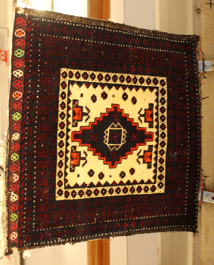 15" x 15" Afghan tribal table runner Rug