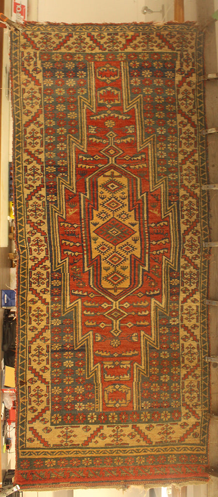 3'1 x 8'3 Antique Turkish Shirvan Rug