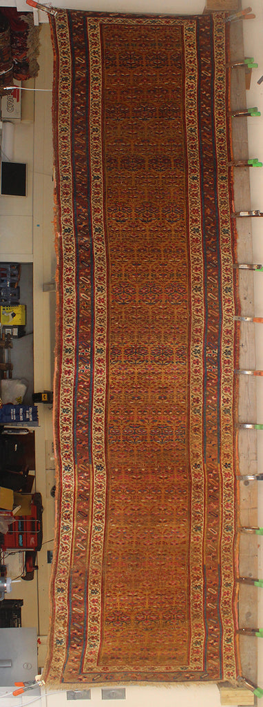 2'8 x 13 Persia Senneh Rug