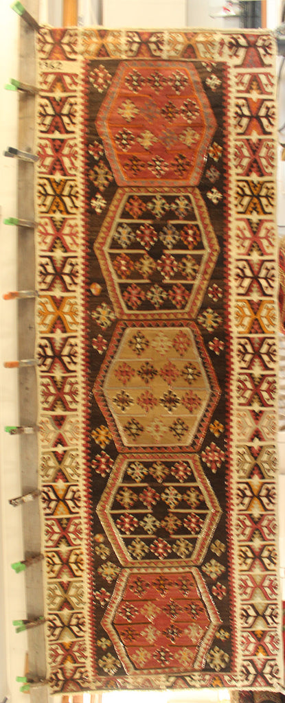 3'7 x 10'4 Turkey Kayseri Rug