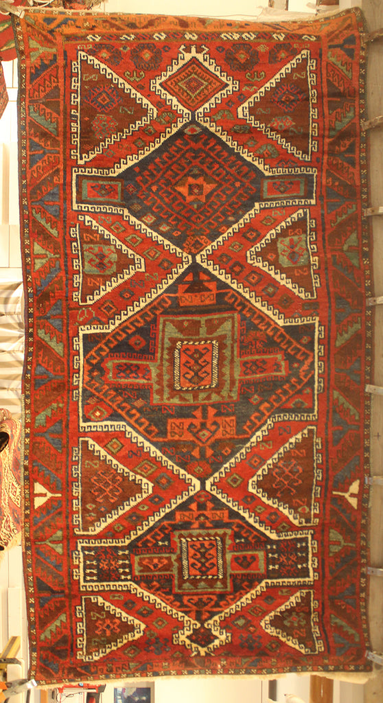 3'7 x 7'8 Turkey Kurdish Antep Rug
