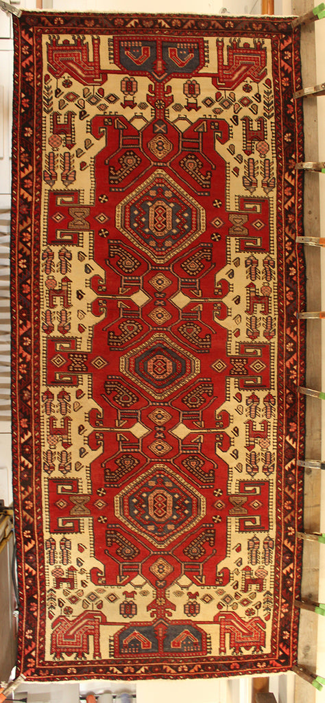 3'9 x 9 Turkish Balkan Rug