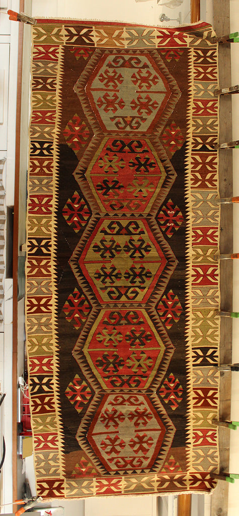 3'4 x 8'10 Turkey Kayseri Rug