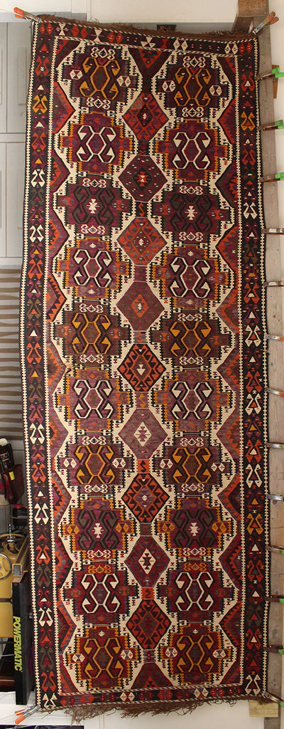 4'1 x 13'6 Turkey Anatolia Kars Rug