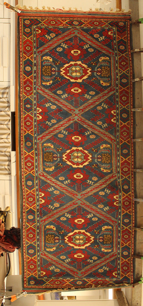 3'4 x 10'3 Turkey Bergama Rug