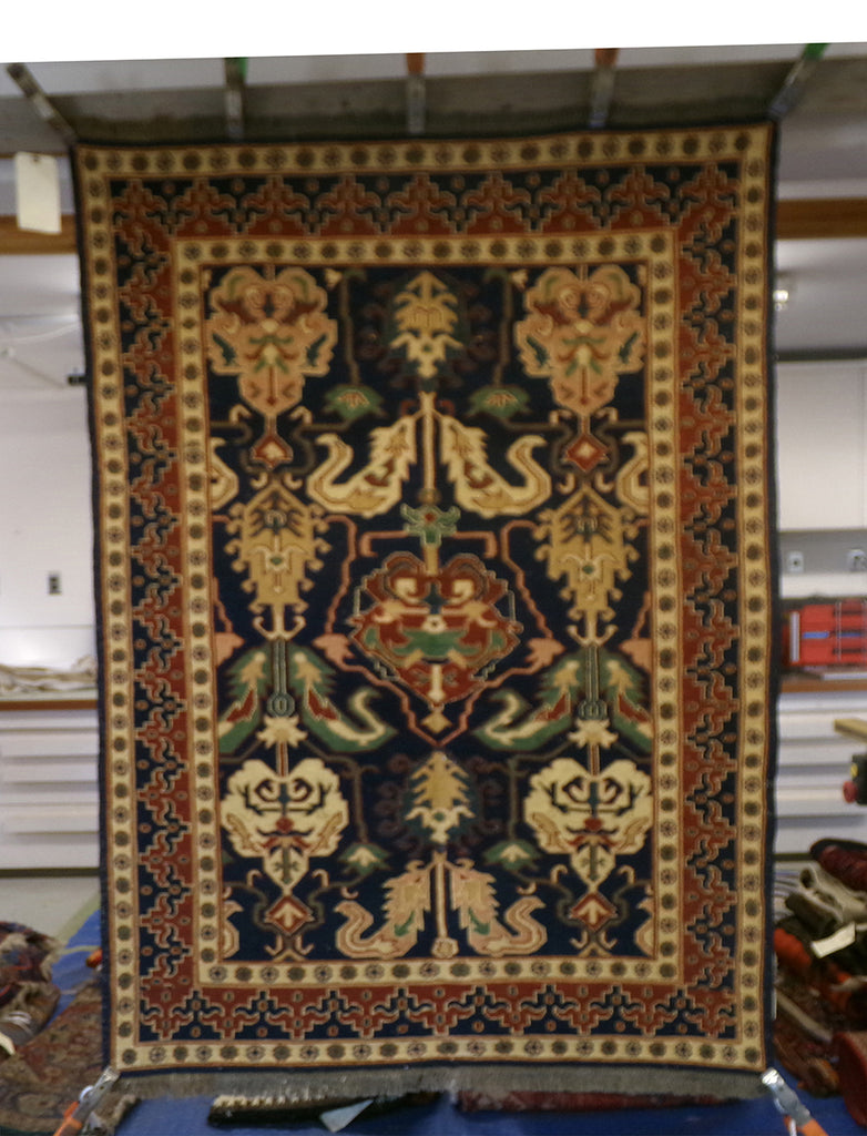 3'11 x 5'10 Shirvan Soumak Rug