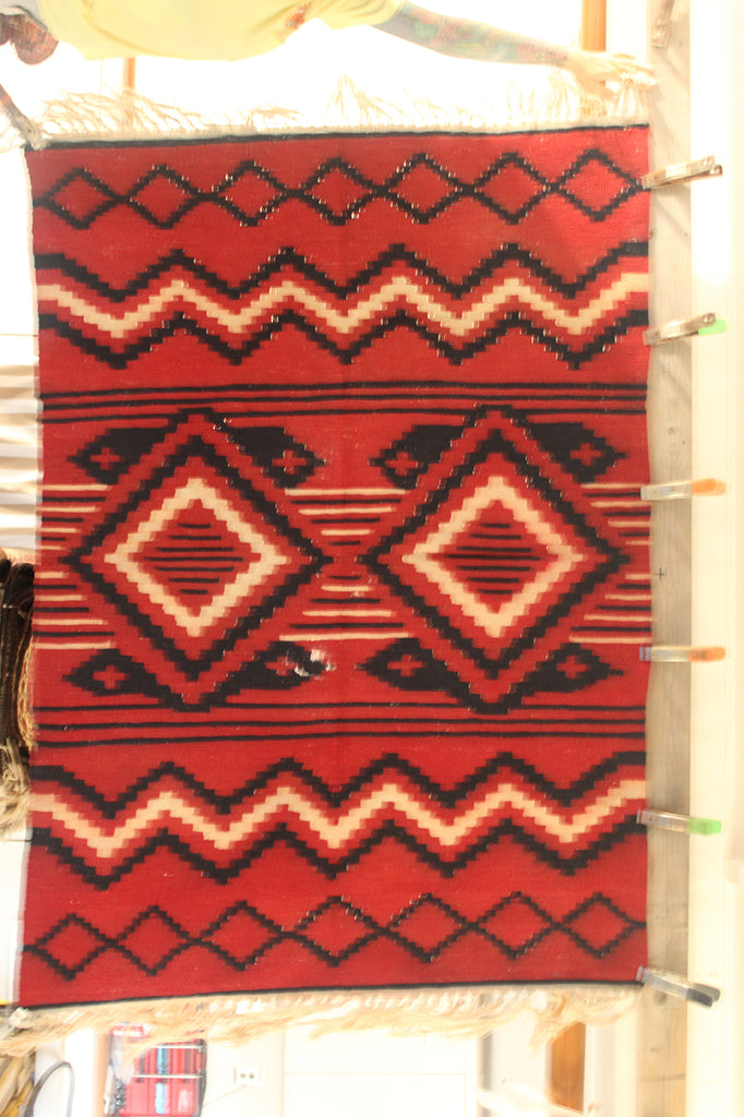 4 x 5 Afghan Kurdish Bijar Rug