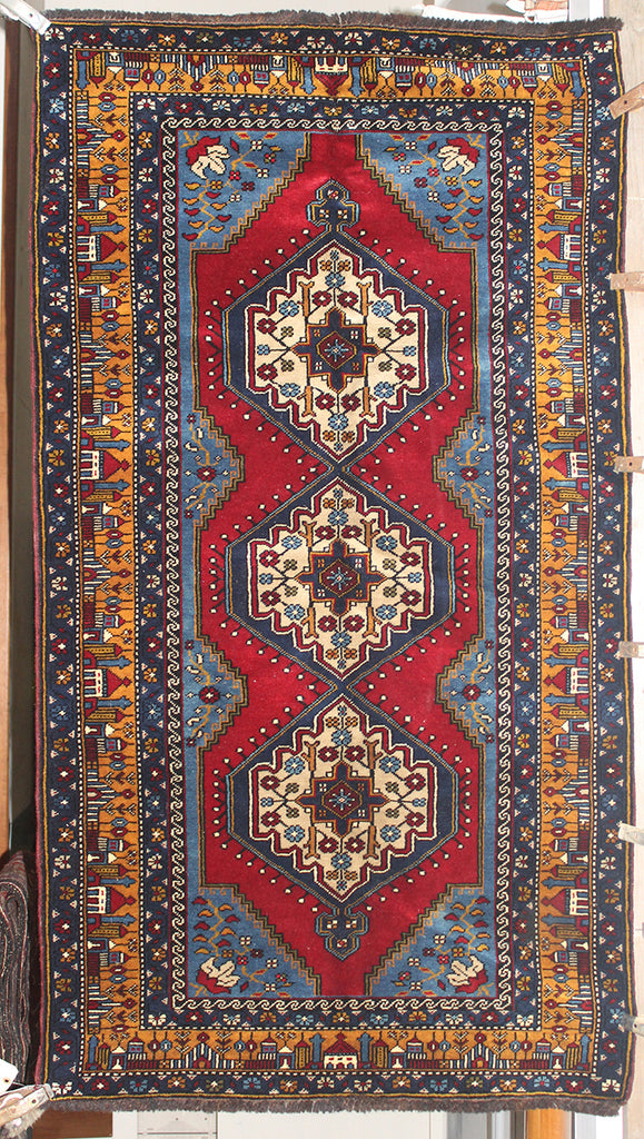 3'3 x 6'2 Turkey Yahyali Rug Rug