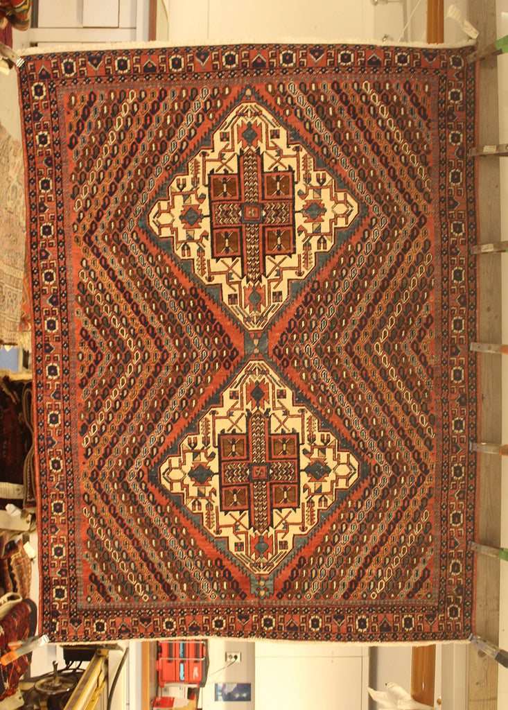 4'5 x 6'1 Iran Afshar-Tribal Rug