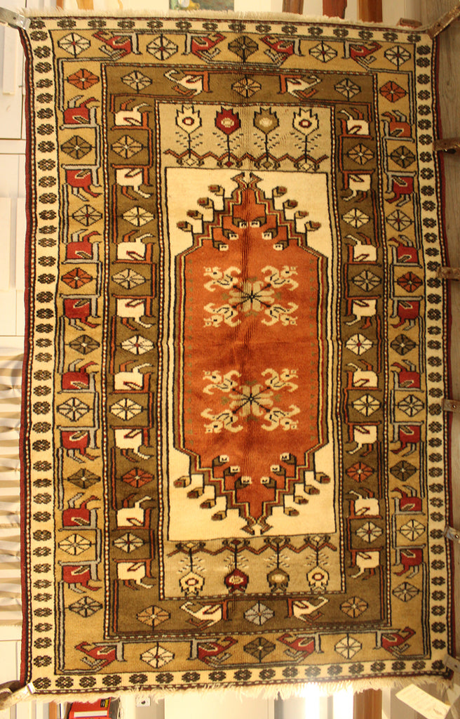 3'2 x 5 Turkish Milas Rug
