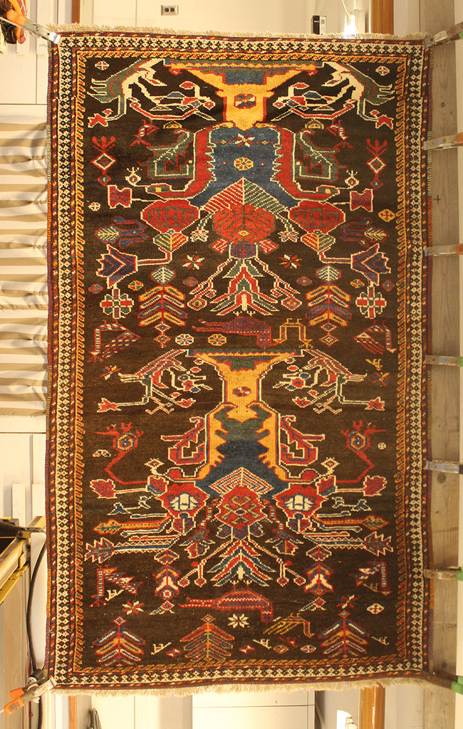 3'7 x 6'3 Persian Baluchi Rug