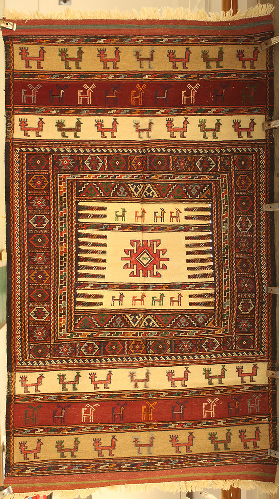 3'3 x 5'8 Persian Quchan Rug